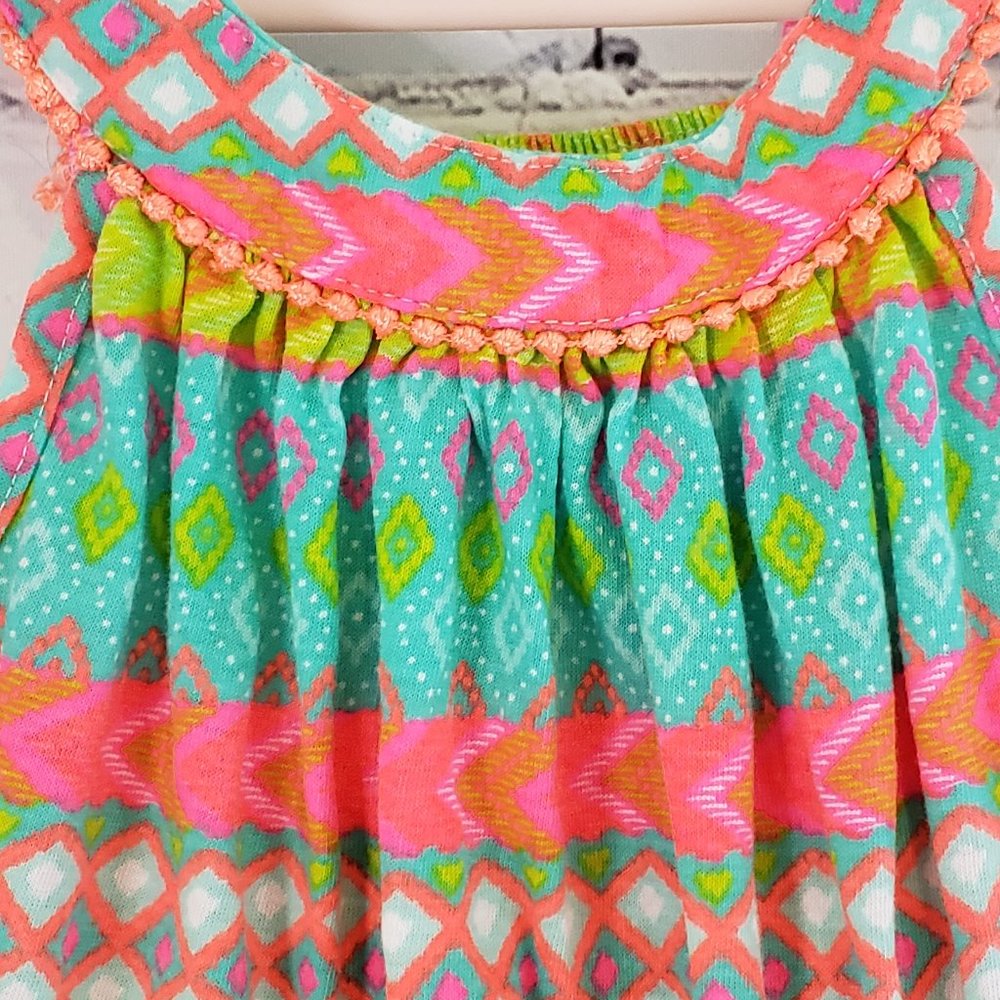 2/$20 Sale - Freestyle Tribal Print Romper - Picture 4 of 7